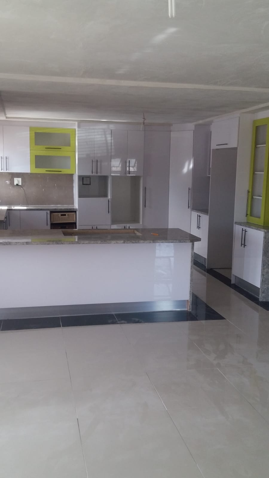 Luxury fitted cupboards in a modern bedroom